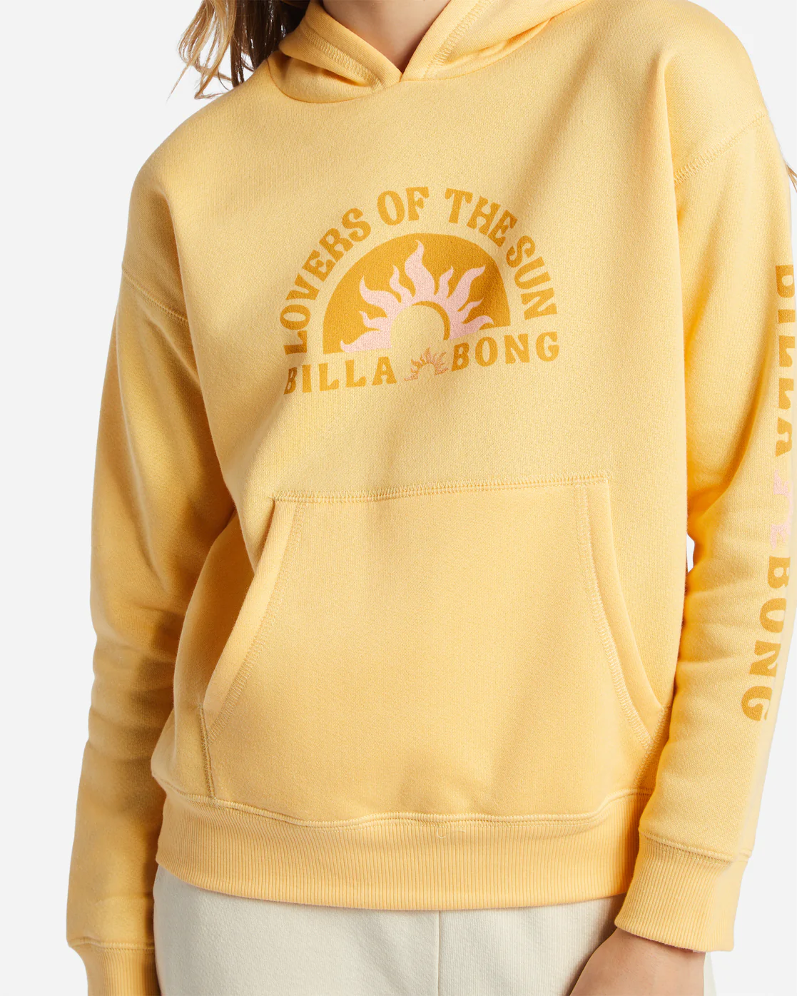 Billabong Girls Love The Sun Sweatshirt - Buttermilk -Biliabong Outlet