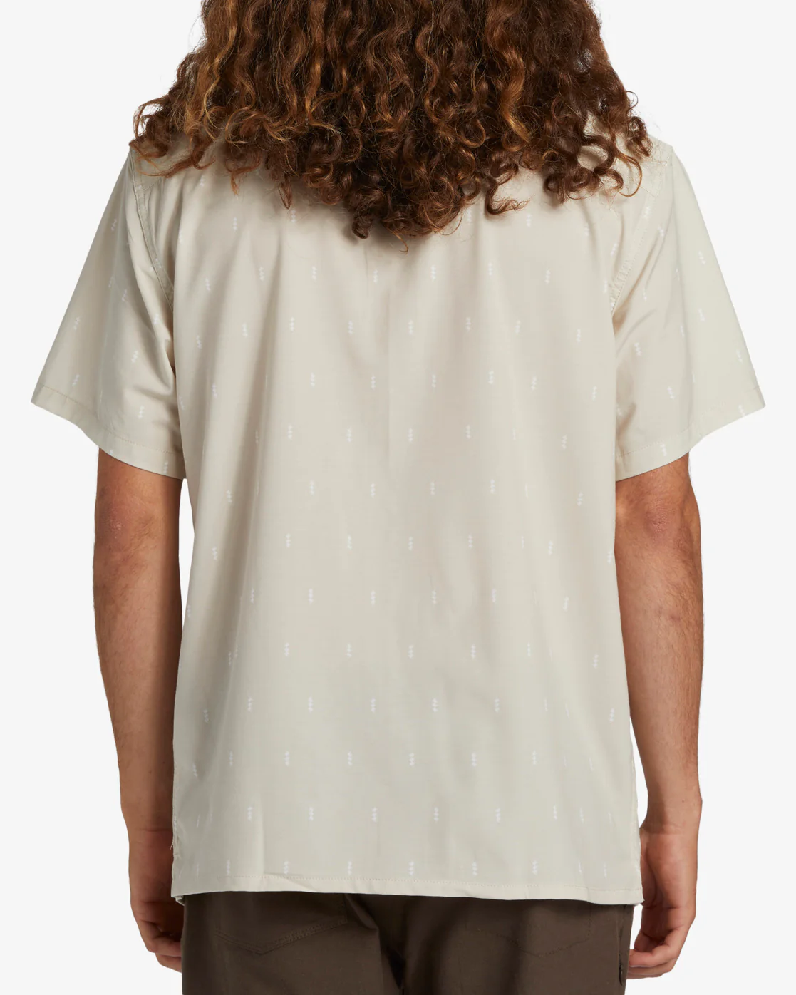 Billabong Surftrek Trail Short Sleeve Woven Shirt - Cream -Biliabong Outlet