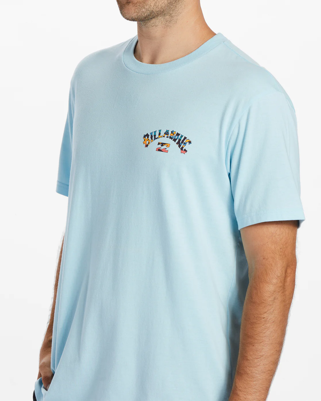 Billabong Arch Fill T-Shirt - Coastal Blue -Biliabong Outlet