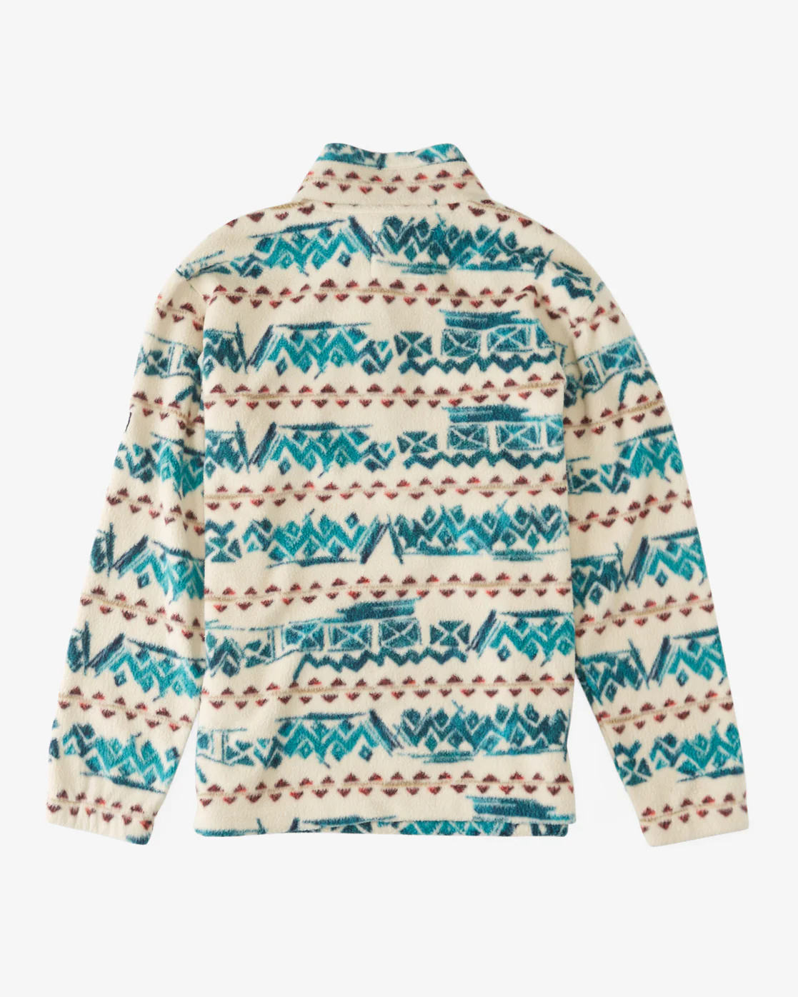 Billabong Boundary Half-Zip Mock Neck Fleece - Bone -Biliabong Outlet