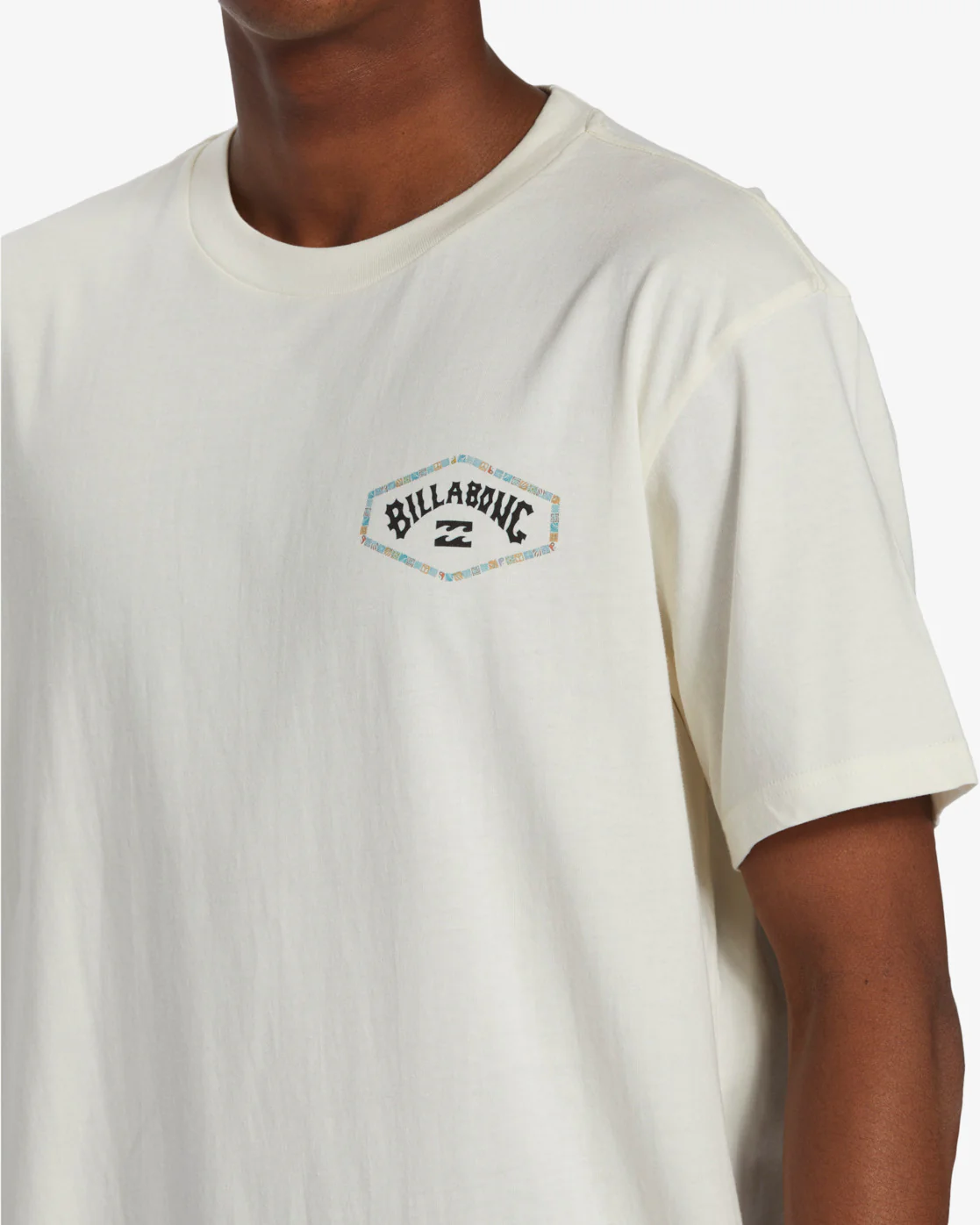 Billabong Exit Arch Short Sleeve T-Shirt - Off White -Biliabong Outlet