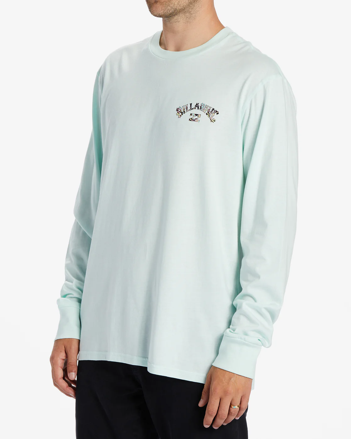 Billabong Arch Fill Long Sleeve T-Shirt - Seaglass -Biliabong Outlet