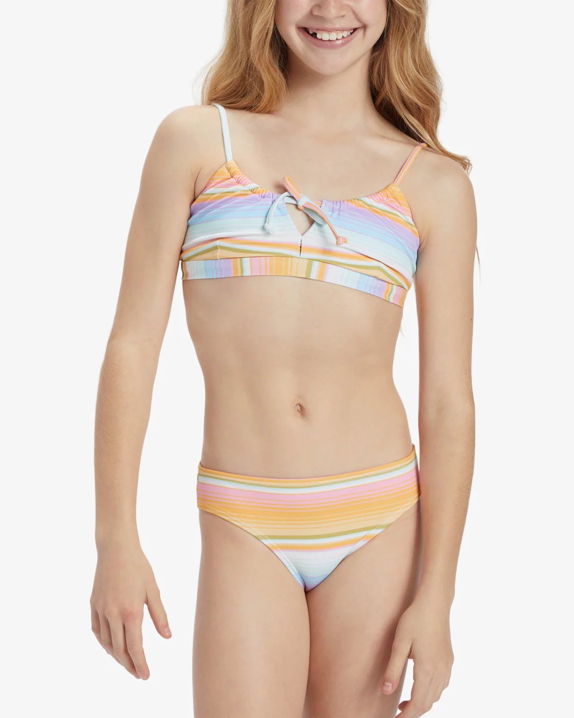 Billabong Girls Blissed Out Coco Bralette Set Bikini Set - Multi -Biliabong Outlet