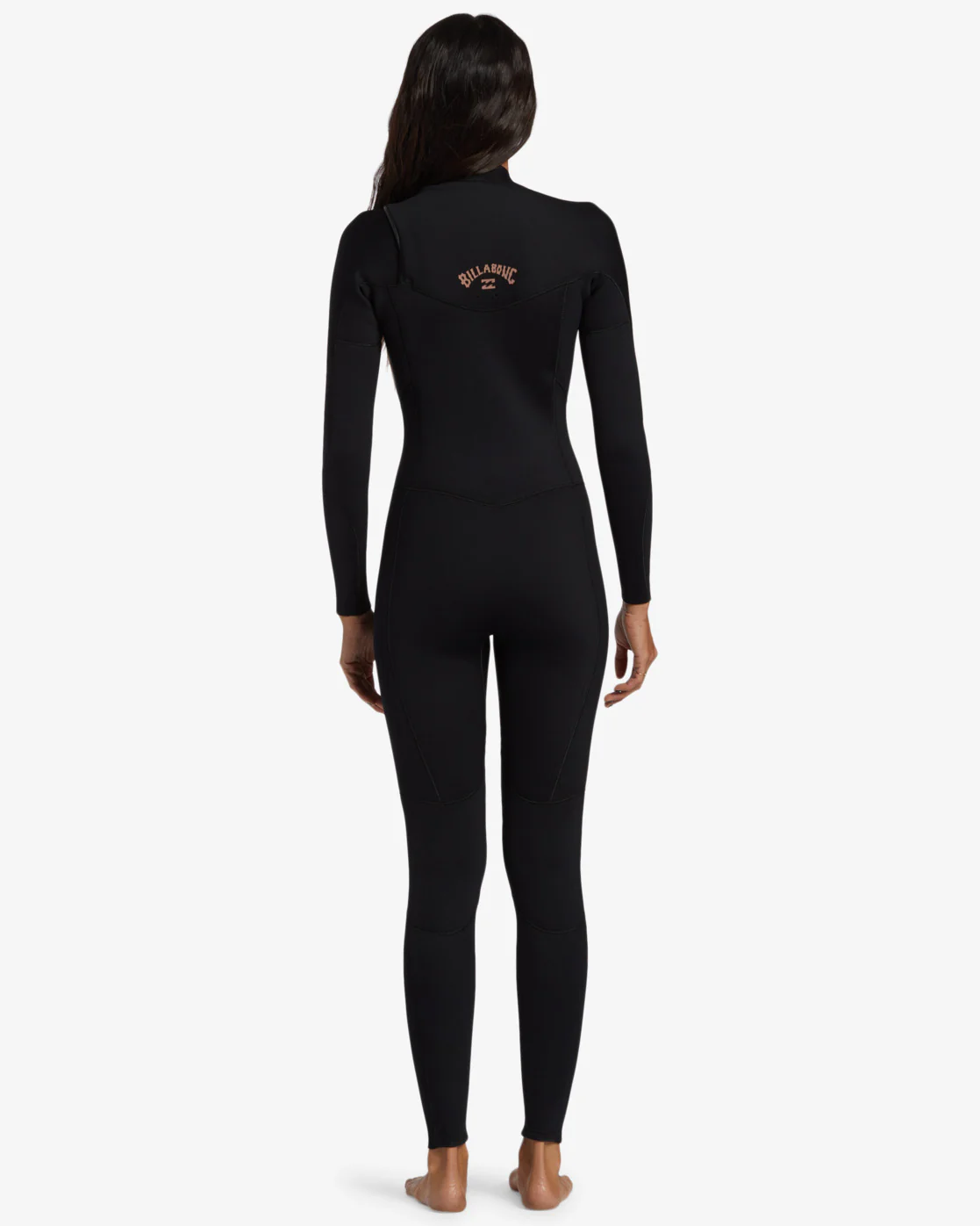 Billabong 4/3mm Foil Chest Zip Wetsuit - Black -Biliabong Outlet