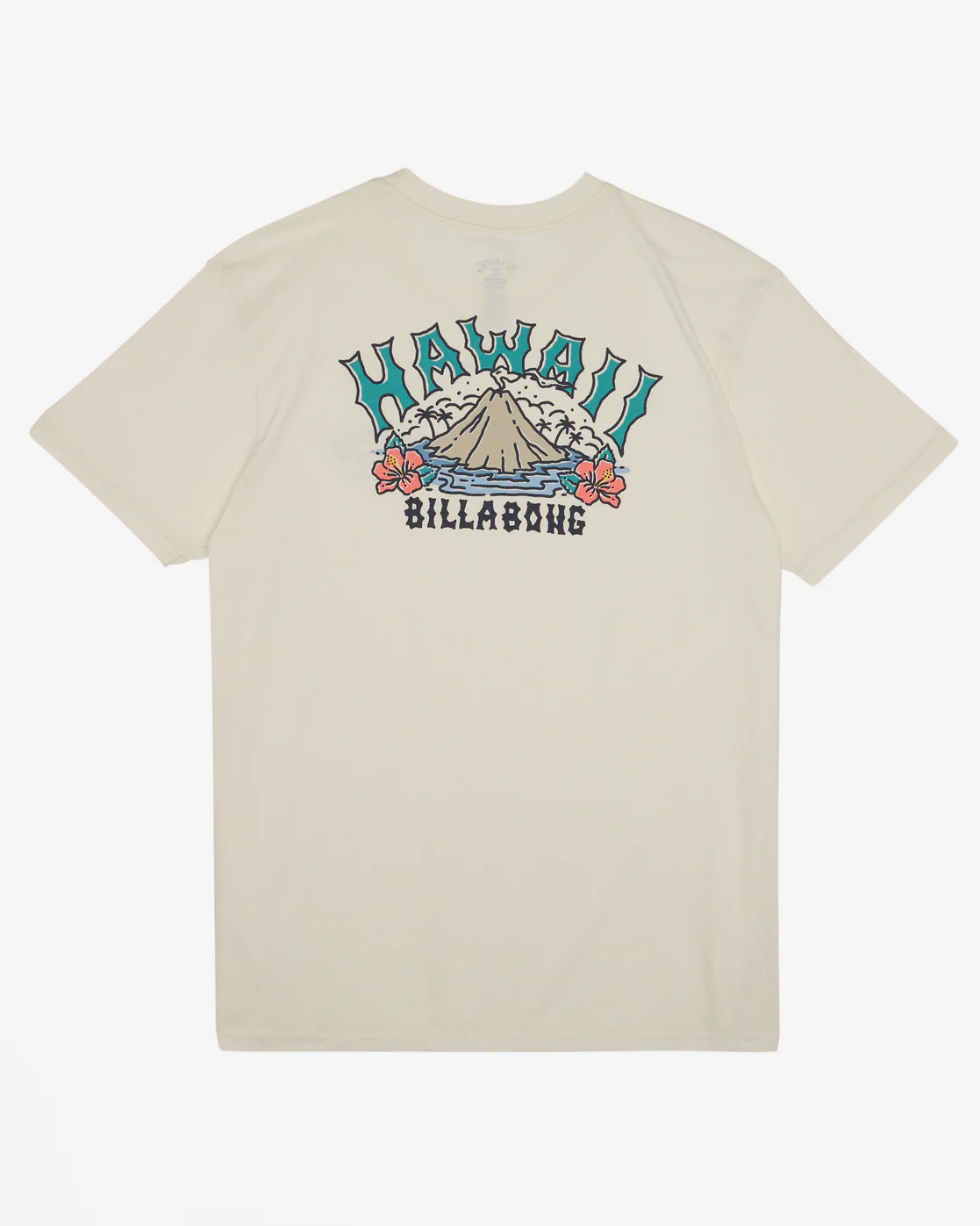 Billabong Arch Hawaii Short Sleeve T-Shirt - Off White -Biliabong Outlet