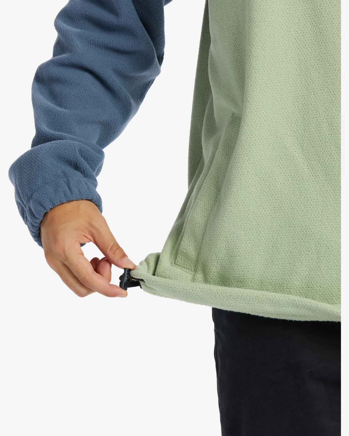 Billabong A/Div Boundary Hooded Half-Zip Pullover - North Sea -Biliabong Outlet