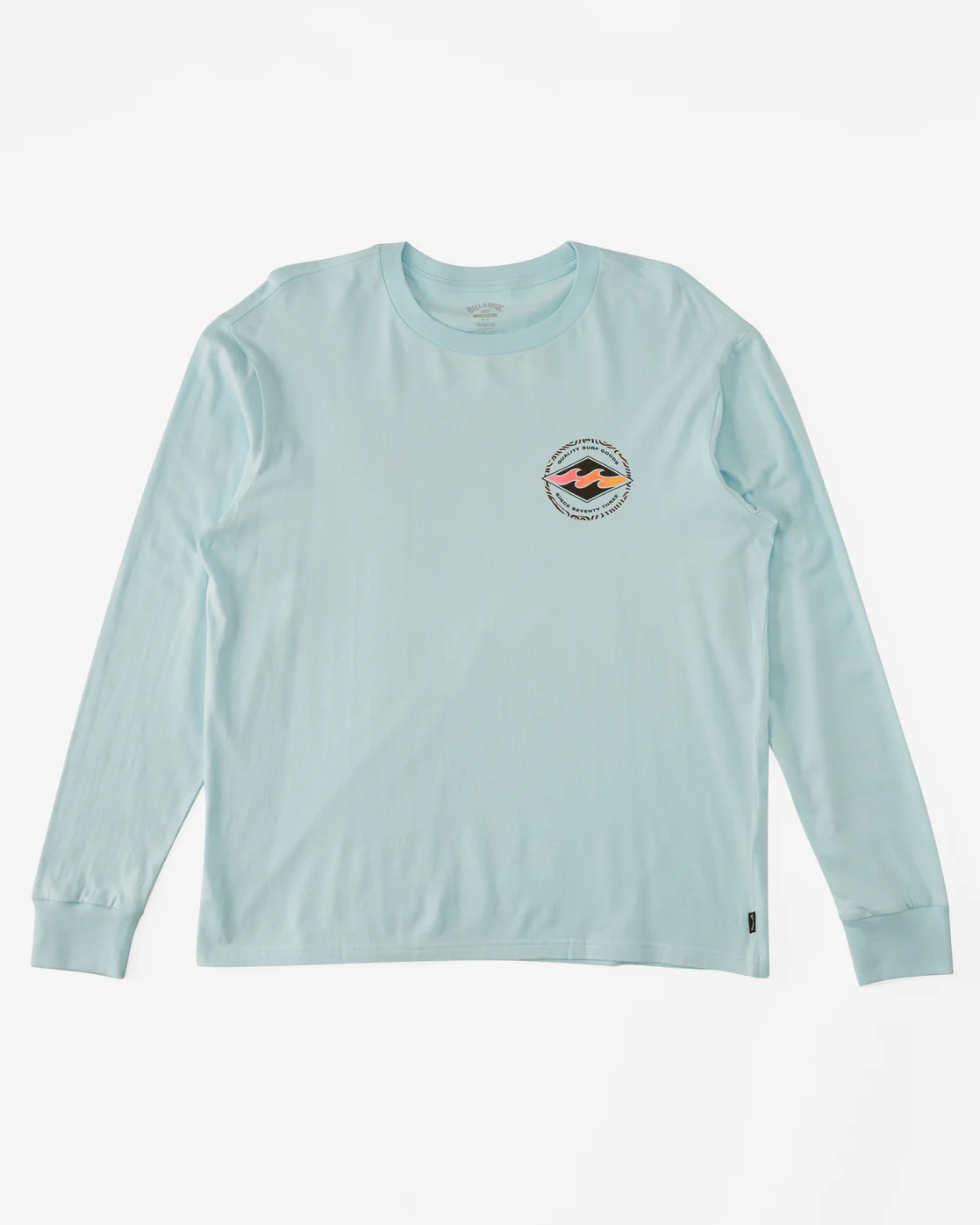 Billabong Rotor Diamond Long Sleeve T-Shirt - Coastal Blue -Biliabong Outlet