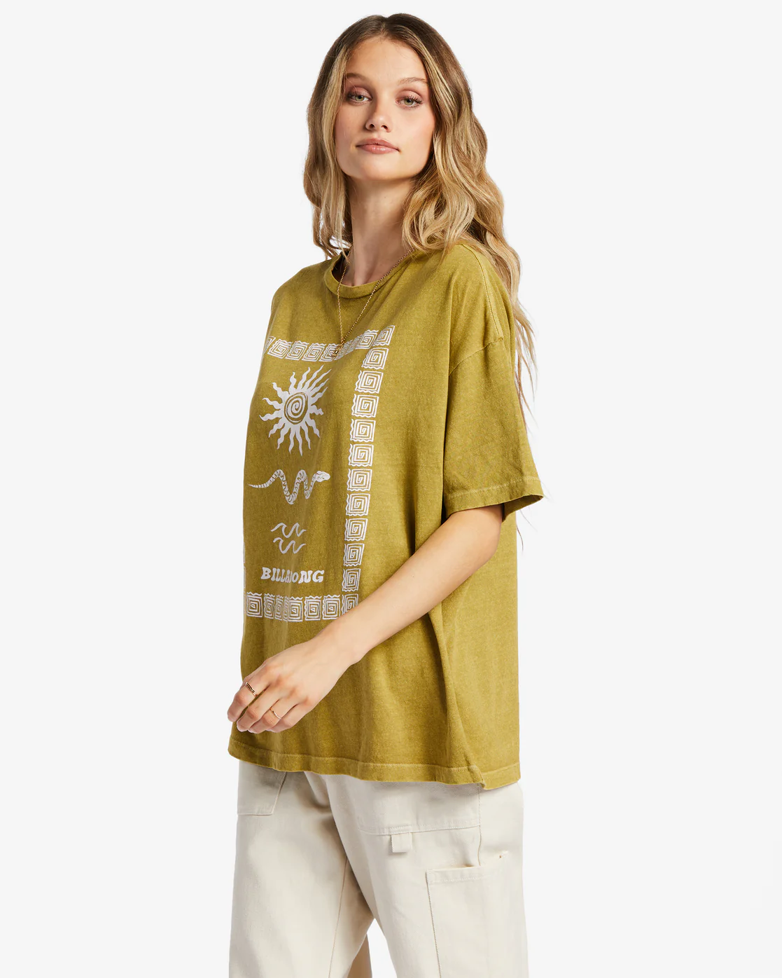 Billabong Spirit Inside T-Shirt - Kiwi -Biliabong Outlet