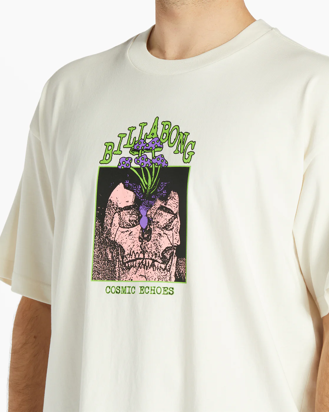 Billabong Growth OG Short Sleeve T-Shirt - Off White -Biliabong Outlet