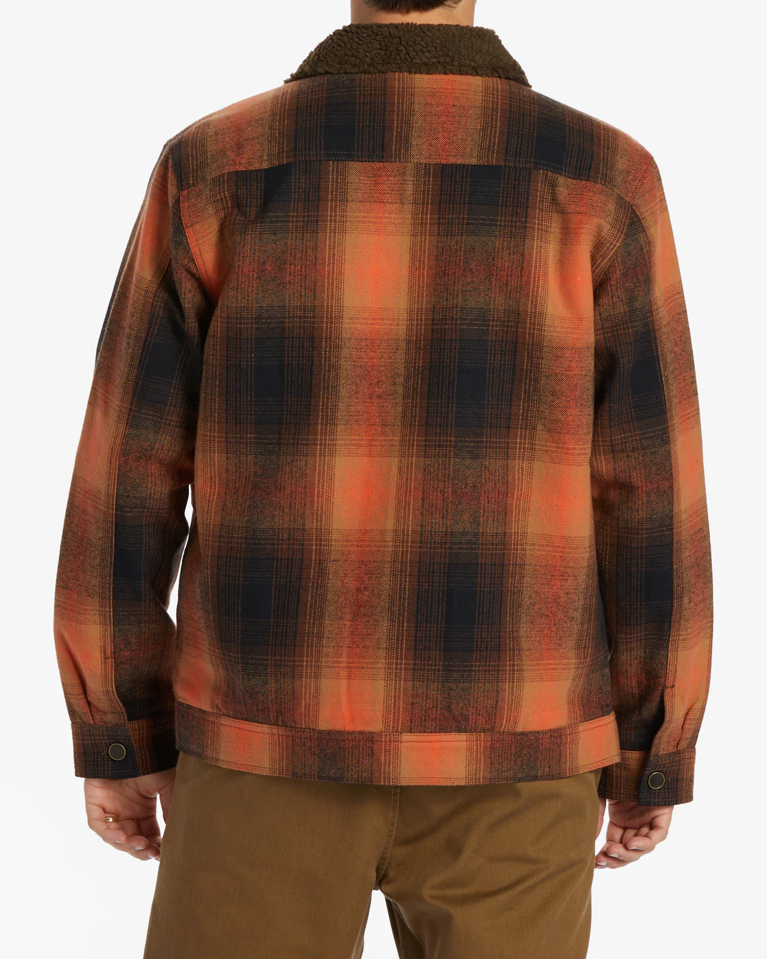 Billabong Barlow Sherpa Lined Jacket - Java -Biliabong Outlet