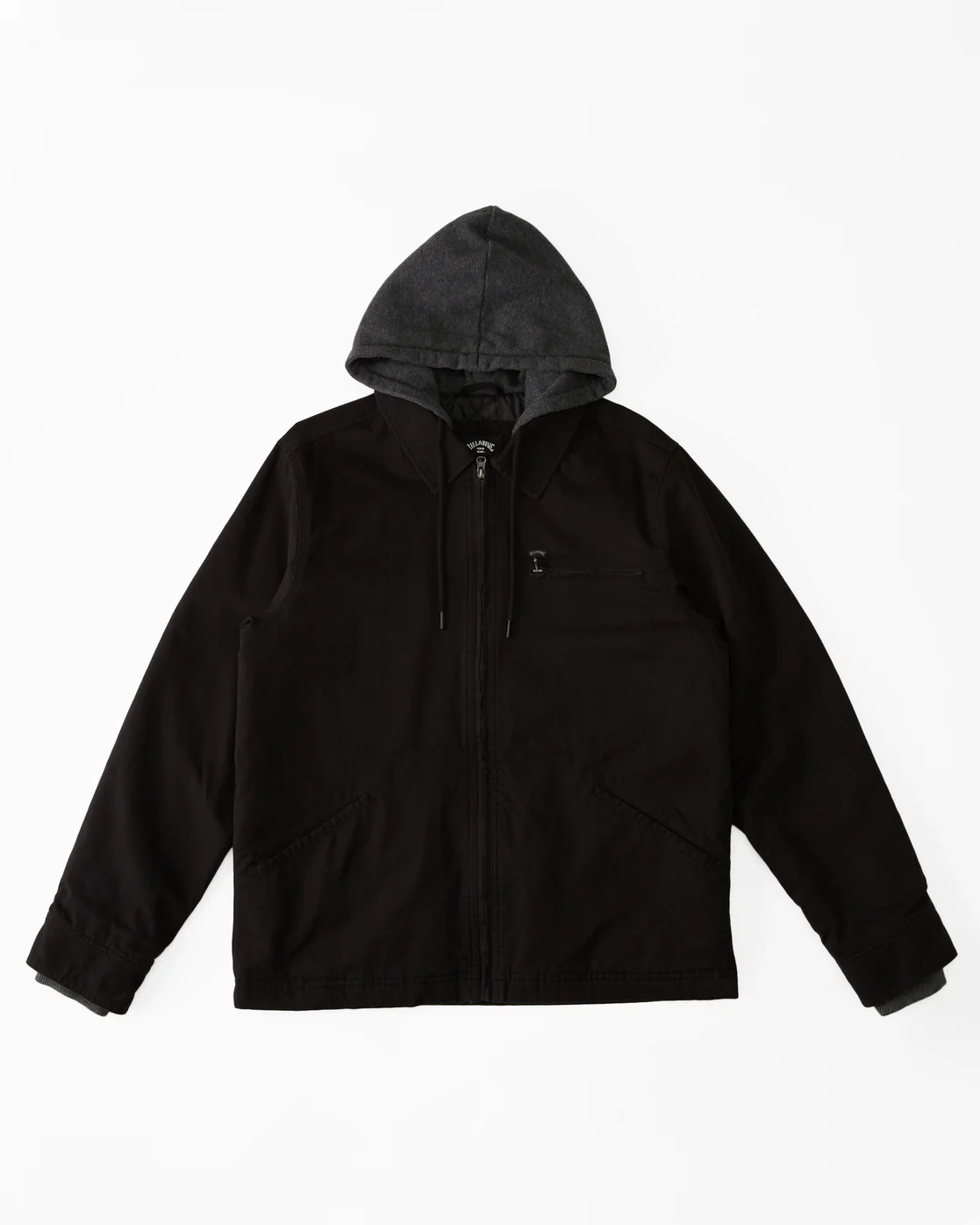 Billabong Barlow Hooded Jacket - Black -Biliabong Outlet