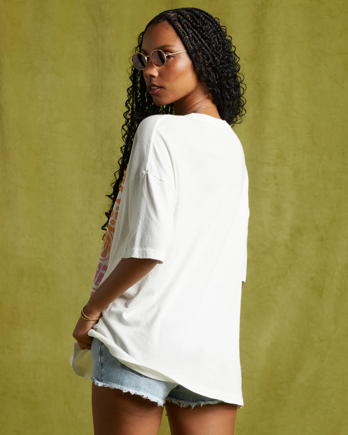 Billabong Open Heart T-Shirt - Salt Crystal -Biliabong Outlet