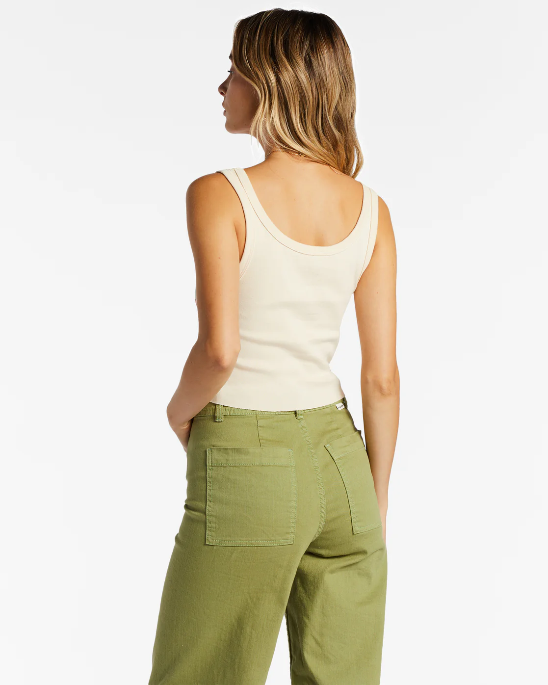 Billabong Let Love Grow Tank Top - Antique White -Biliabong Outlet