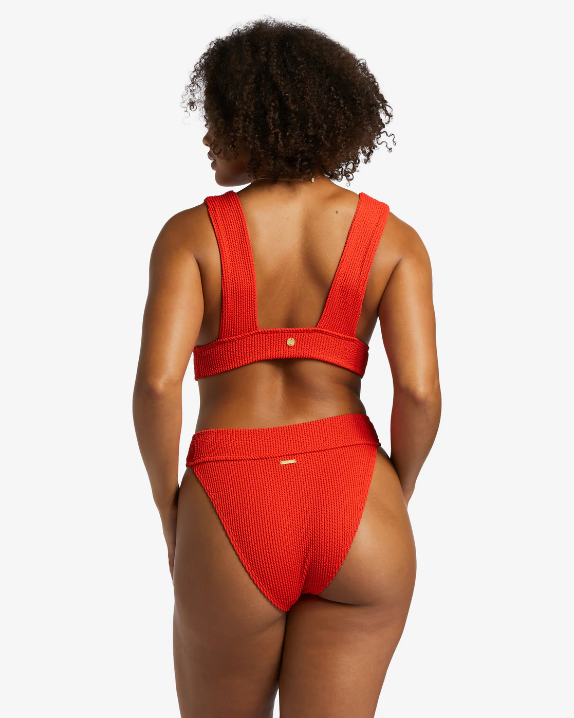 Billabong Summer High Aruba Bikini Bottoms - Red Aloha -Biliabong Outlet