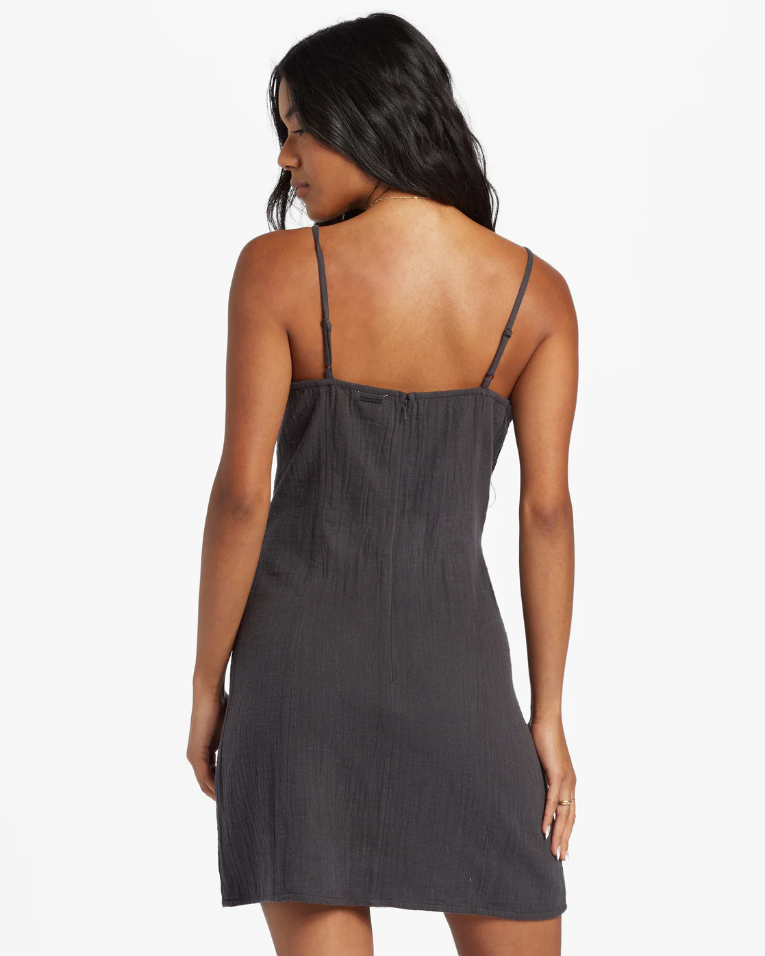 Billabong Stay Awhile Mini Dress - Black Sands -Biliabong Outlet