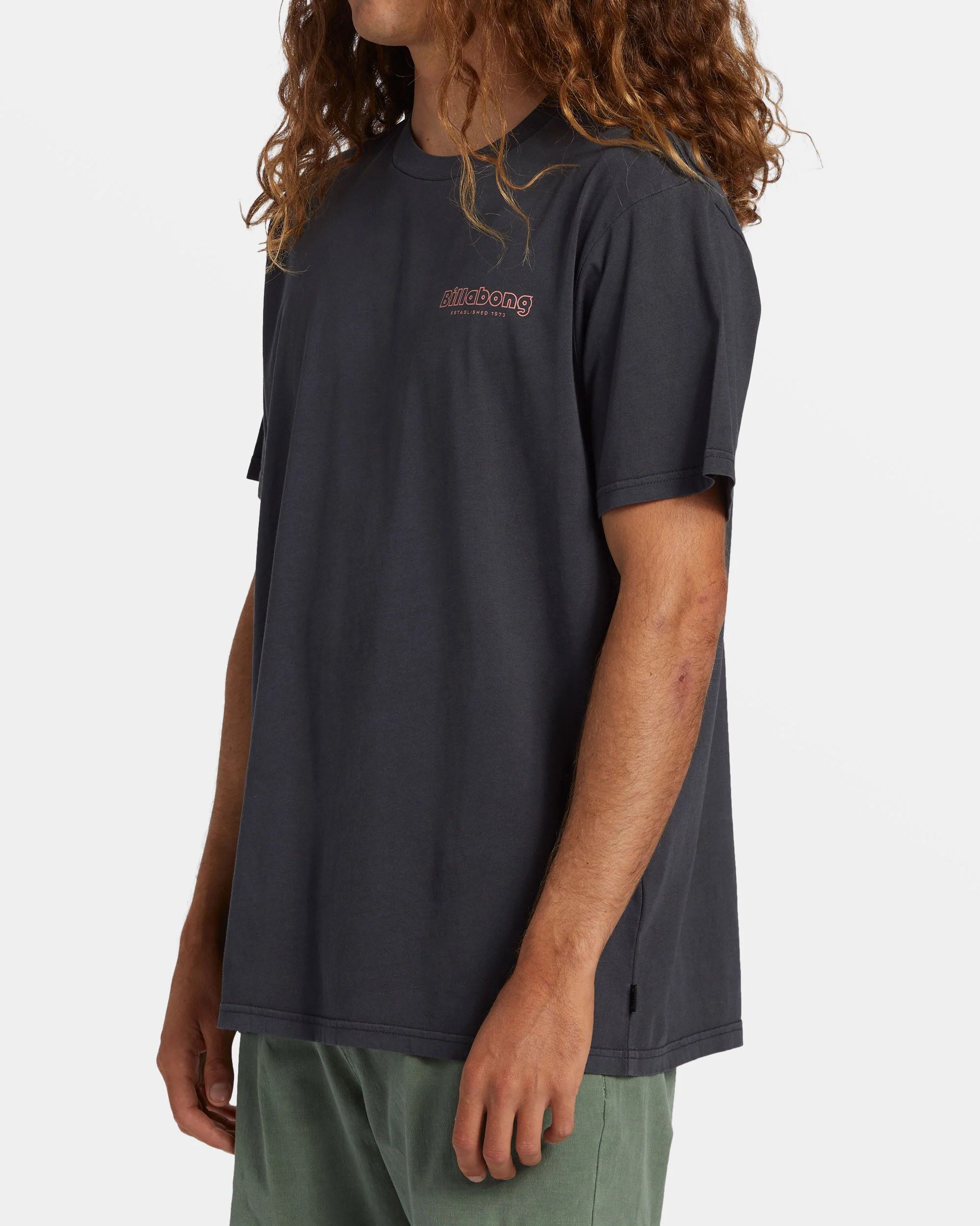 Billabong Layback T-Shirt - Washed Black -Biliabong Outlet