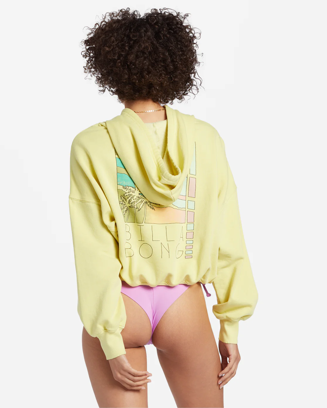 Billabong All Time Fleece Pullover Sweatshirt - Limelight -Biliabong Outlet