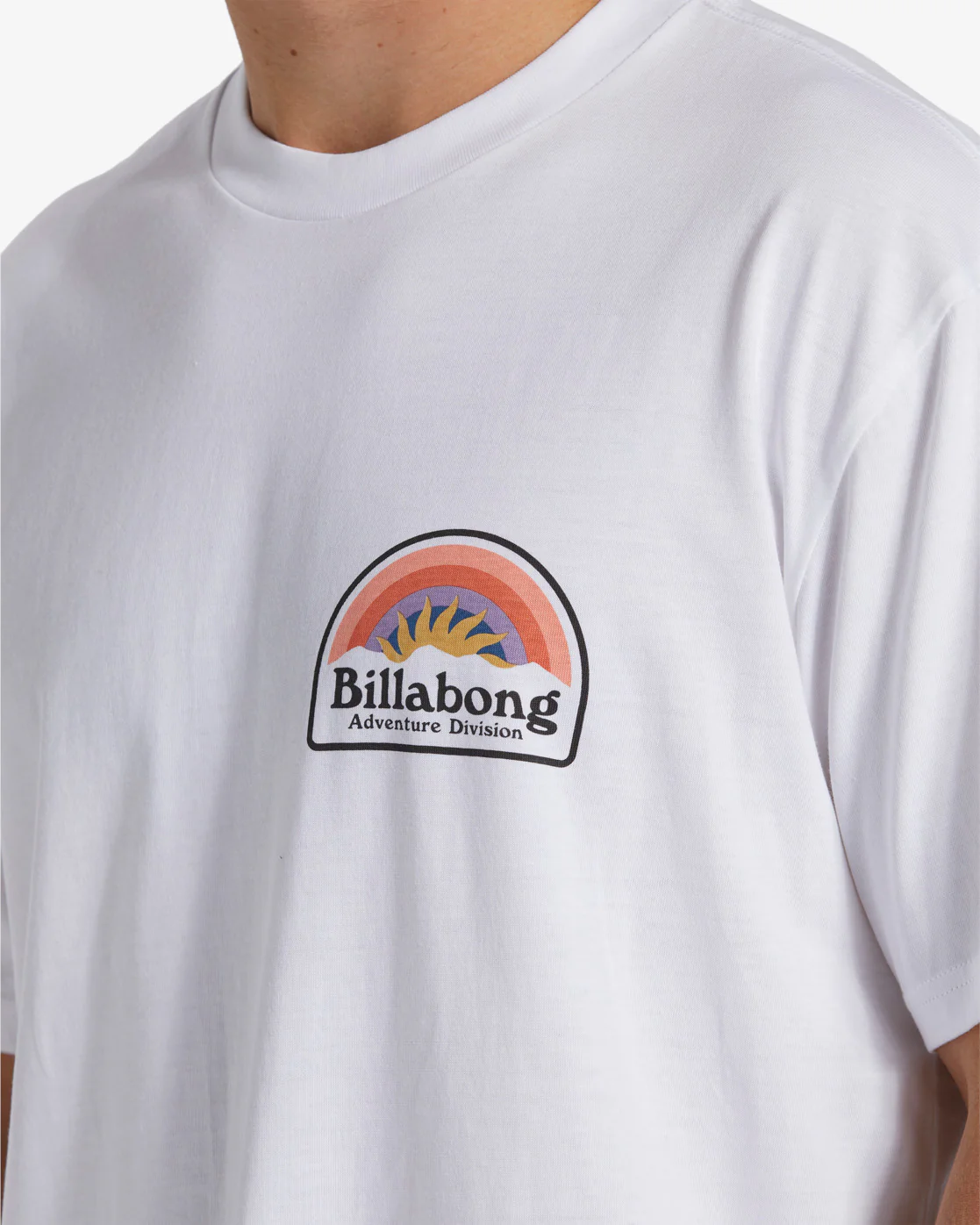 Billabong Sun Up Short Sleeve T-Shirt - White -Biliabong Outlet