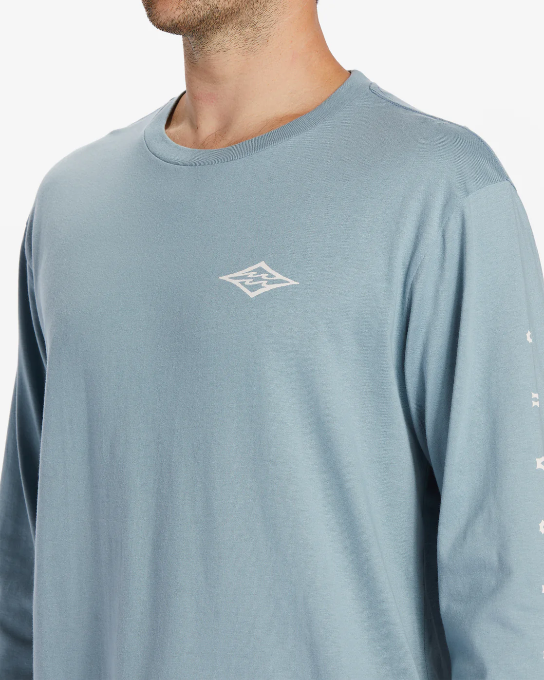 Billabong Unity Long Sleeve T-Shirt - Washed Blue -Biliabong Outlet