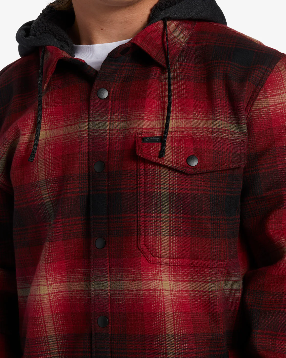 Billabong A/Div Furnace Bonded Flannel Shirt - Coral -Biliabong Outlet