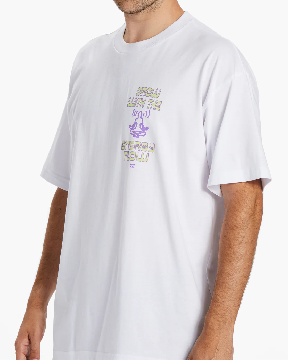 Billabong Energy Flow T-Shirt - White -Biliabong Outlet