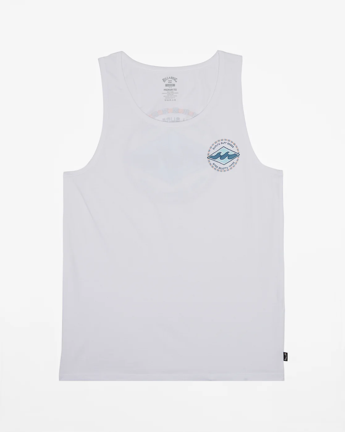 Billabong Rotor Diamond Tank - White -Biliabong Outlet