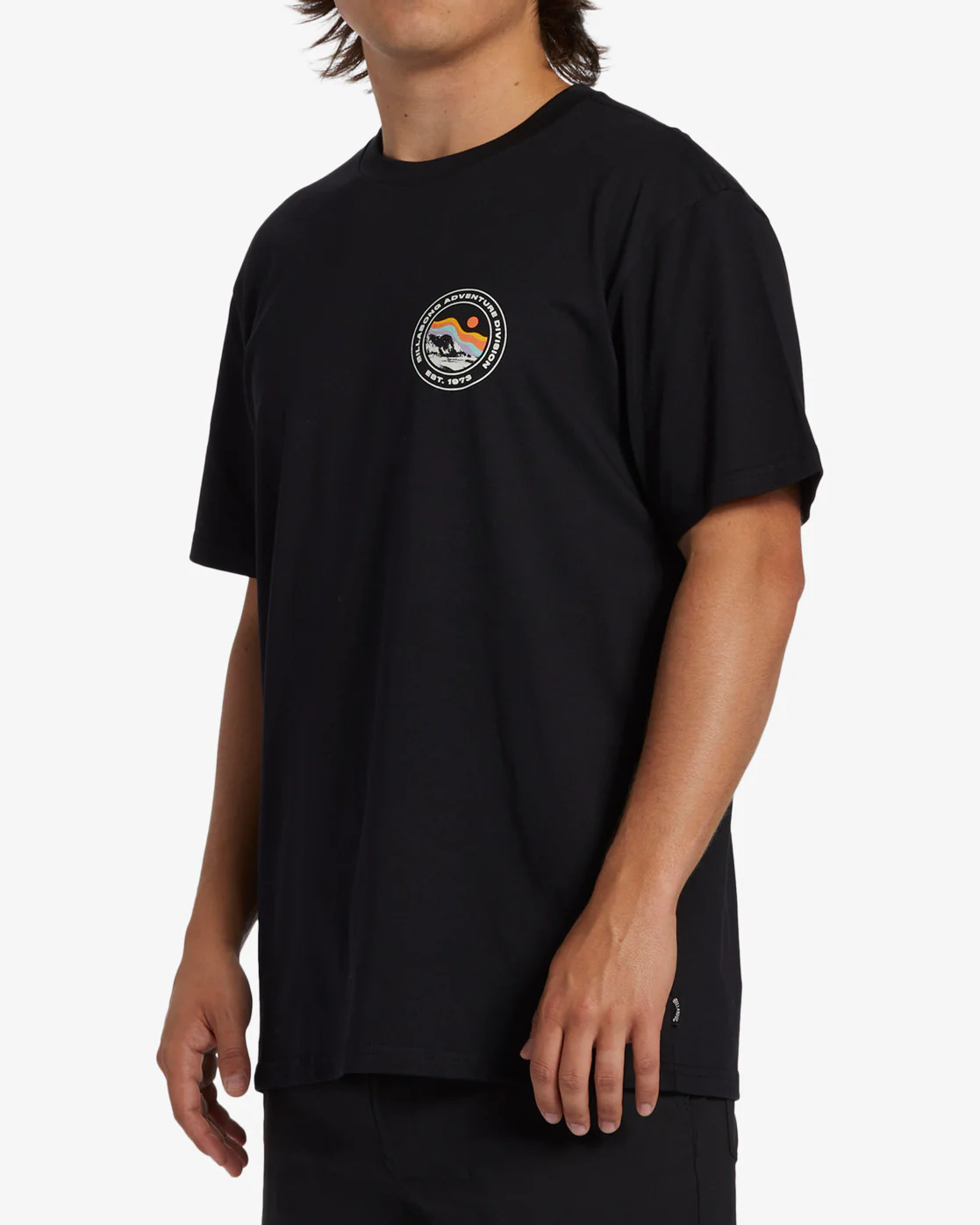 Billabong Rockies Short Sleeve T-Shirt - Black -Biliabong Outlet