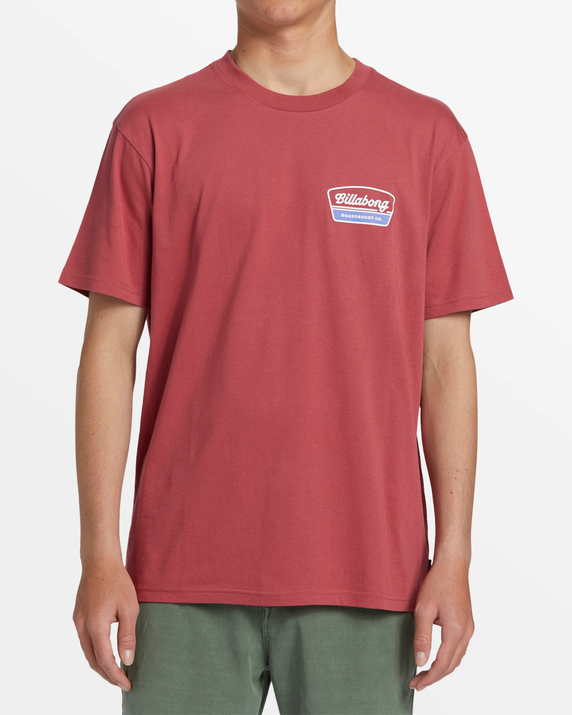 Billabong Walled T-Shirt - Ruby -Biliabong Outlet