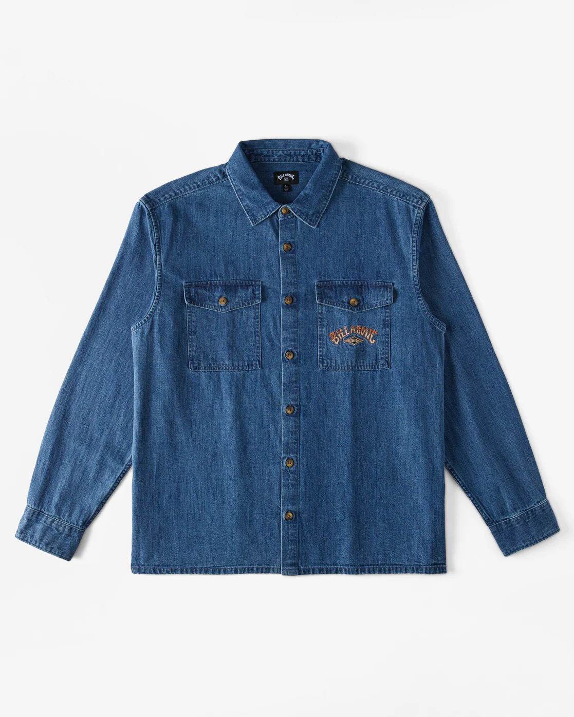 Billabong Bong Days Long Sleeve Top - Denim Blue -Biliabong Outlet