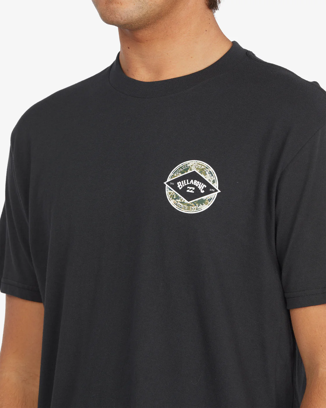 Billabong Rotor Arch Short Sleeve T-Shirt - Black -Biliabong Outlet