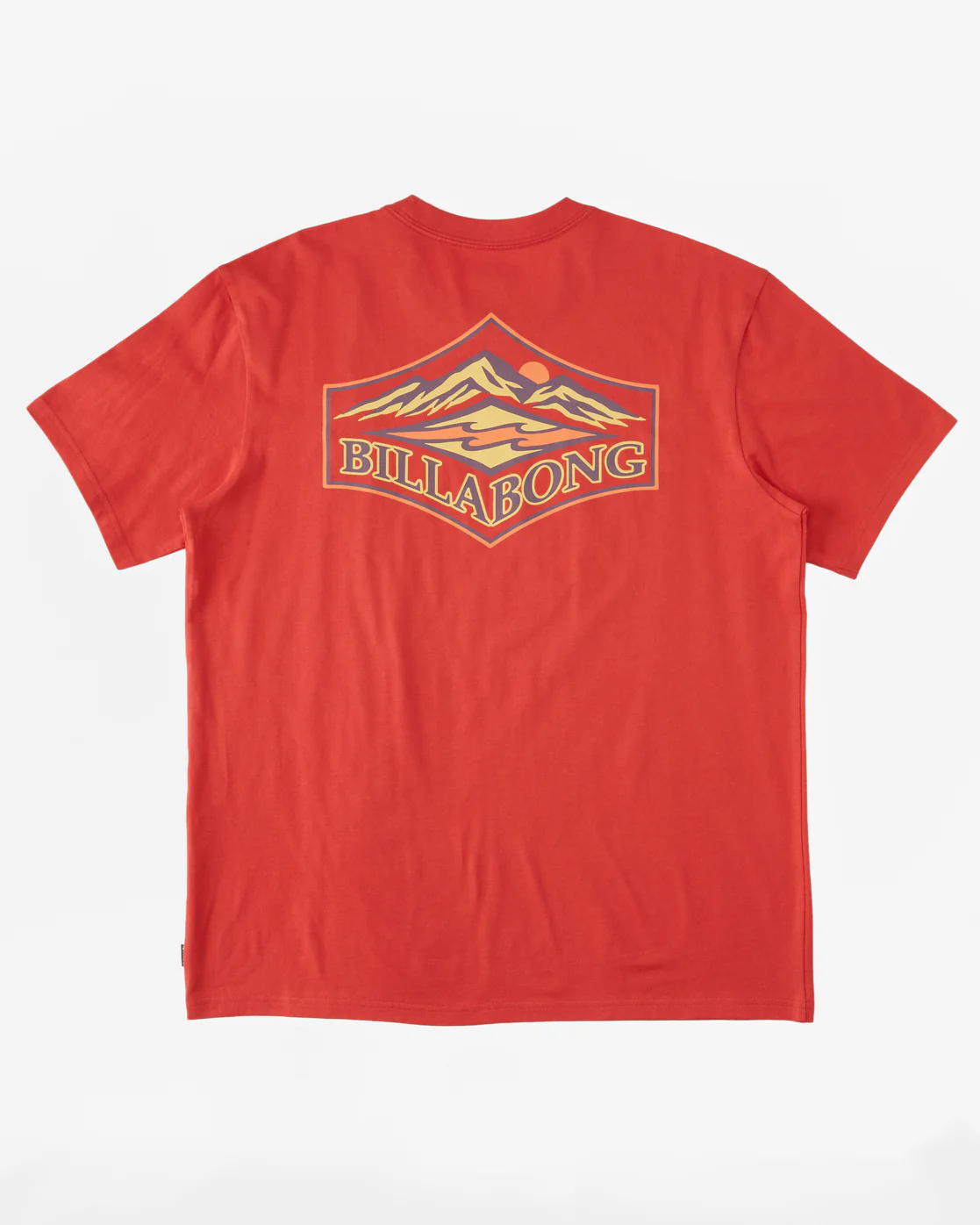 Billabong Summit Short Sleeve T-Shirt - Coral -Biliabong Outlet