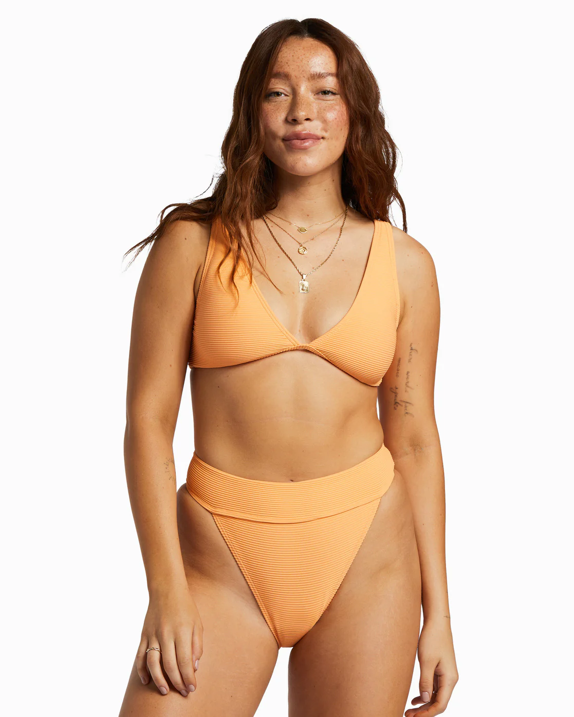 Billabong Tanlines Aruba Bikini Bottoms - Orange Peel -Biliabong Outlet