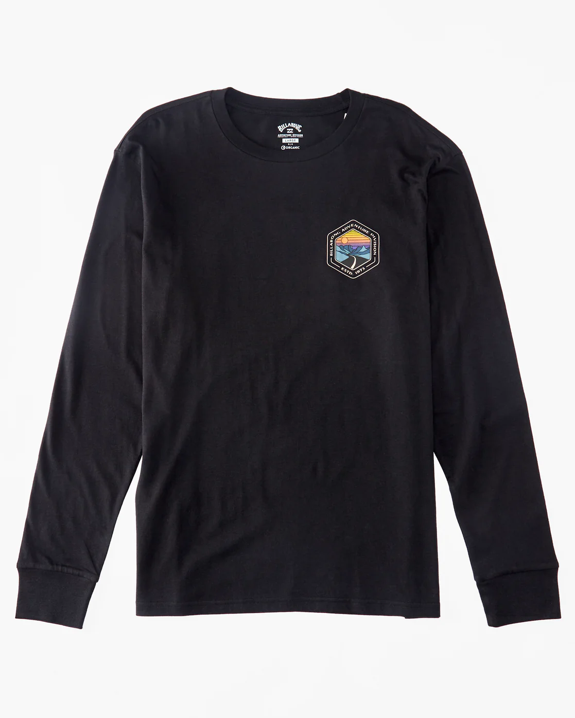 Billabong Rockies Long Sleeve T-Shirt - Black -Biliabong Outlet
