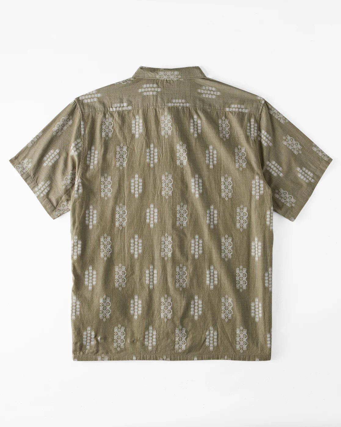 Billabong Sundays Jacquard Short Sleeve Shirt - Military Heather -Biliabong Outlet