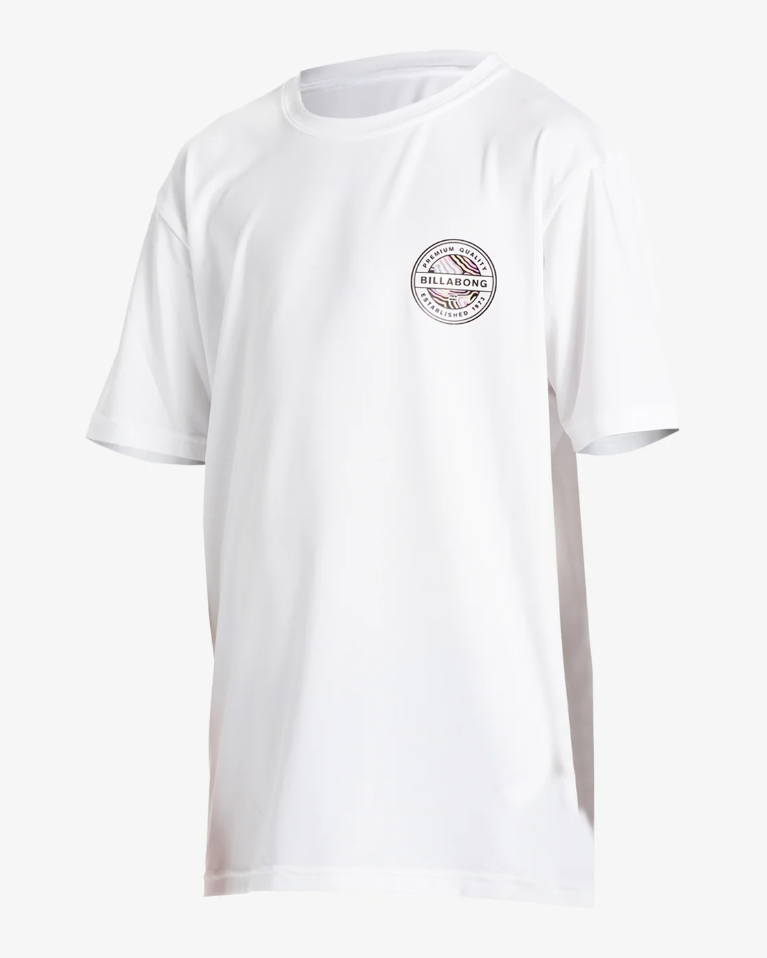 Billabong Boys Rotor Short Sleeve UPF 50 Surf T-Shirt - White -Biliabong Outlet