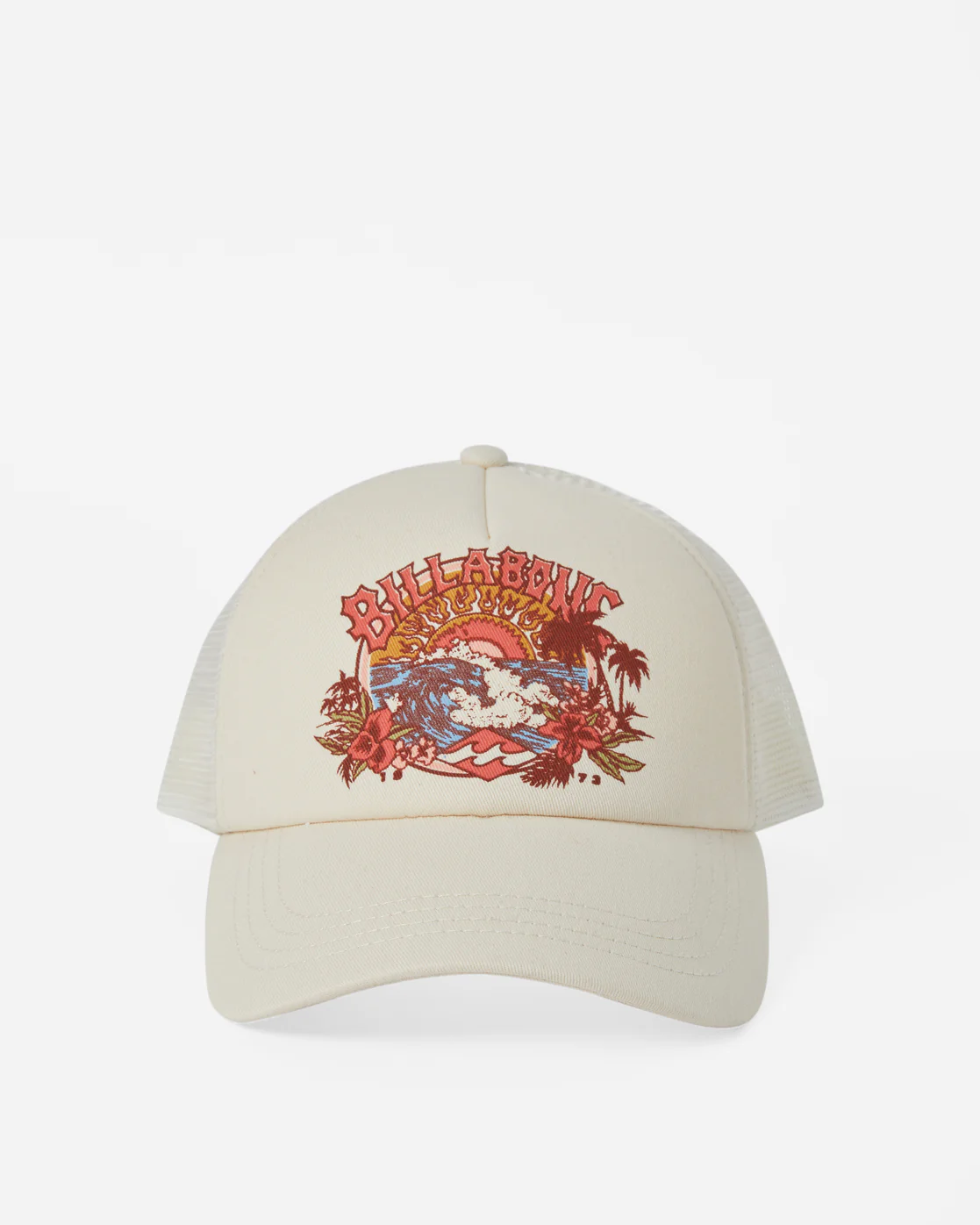 Billabong Aloha Forever Trucker Hat - White Cap -Biliabong Outlet