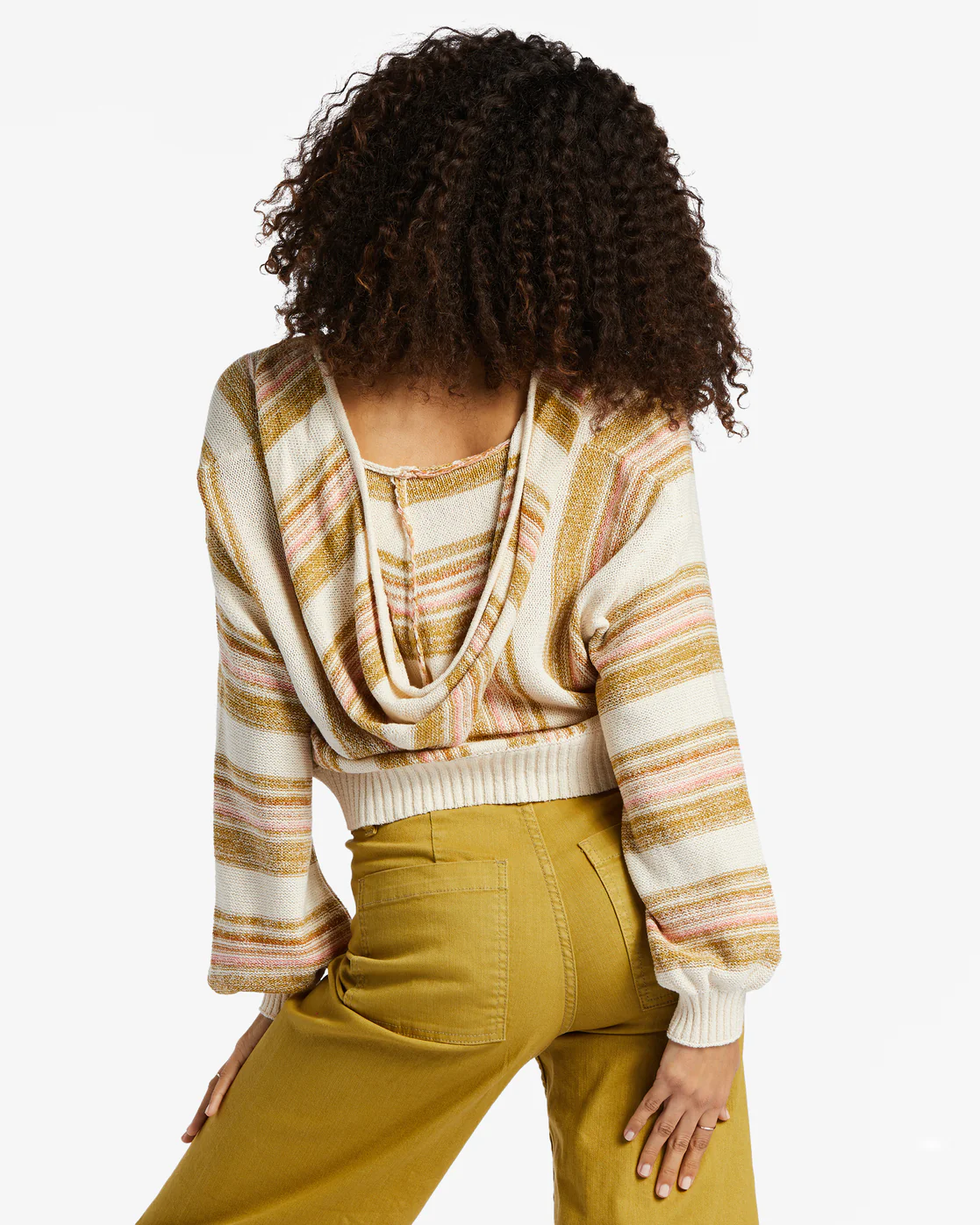 Billabong Mas Amor 2 V-Neck Sweater - Kiwi -Biliabong Outlet