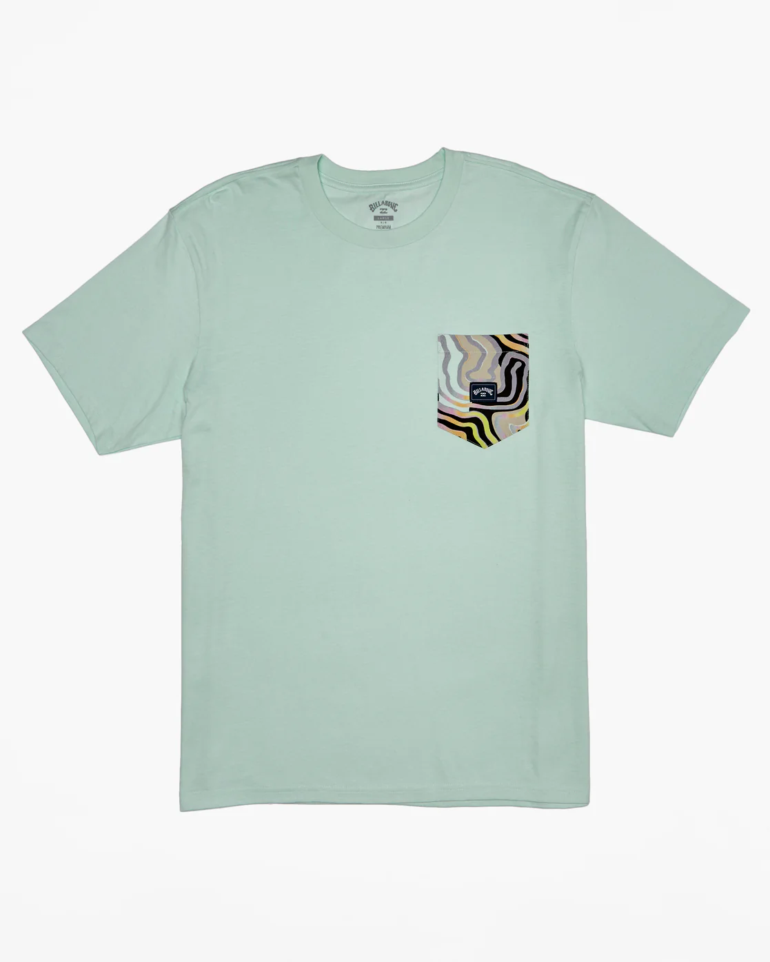 Billabong Team Pocket T-Shirt - Seaglass -Biliabong Outlet