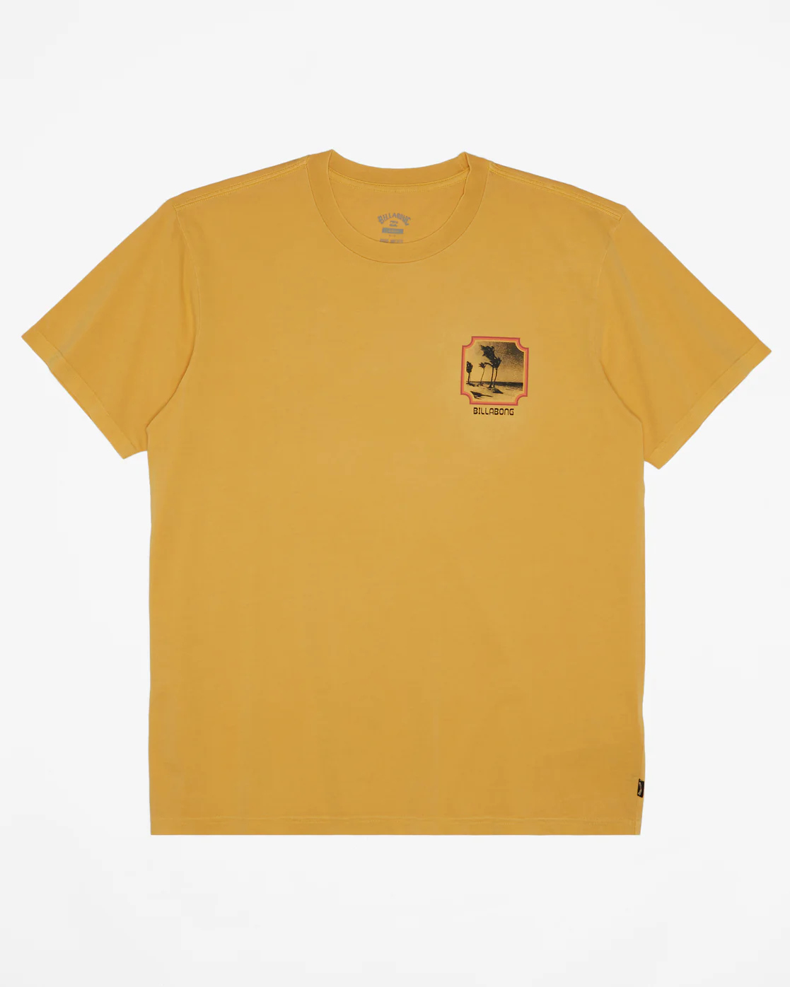 Billabong Reflections Short Sleeve Wave Washed T-Shirt - Citrus -Biliabong Outlet