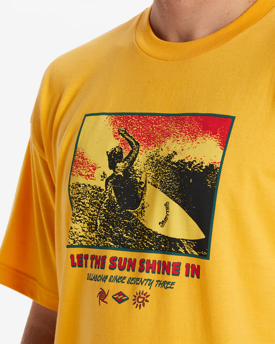 Billabong Slash T-Shirt - Mango -Biliabong Outlet