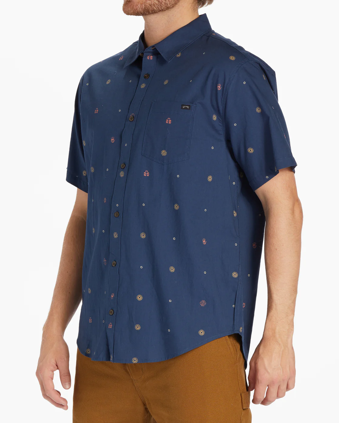 Billabong Sundays Mini Short Sleeve Shirt - Blue -Biliabong Outlet