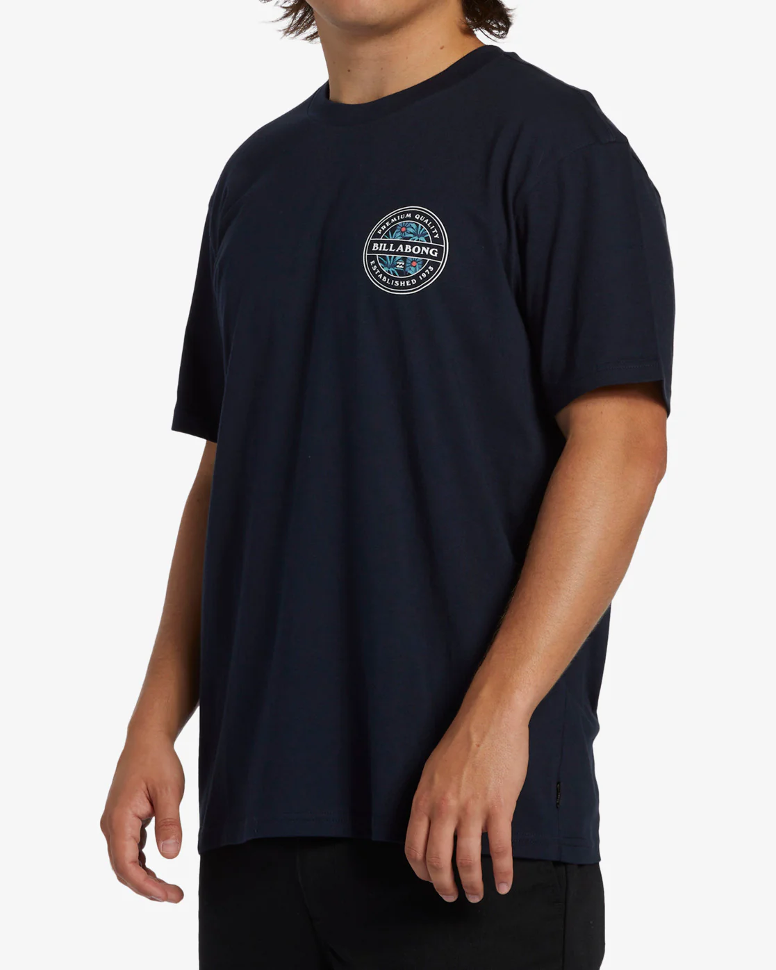 Billabong Rotor Short Sleeve T-Shirt - Navy -Biliabong Outlet