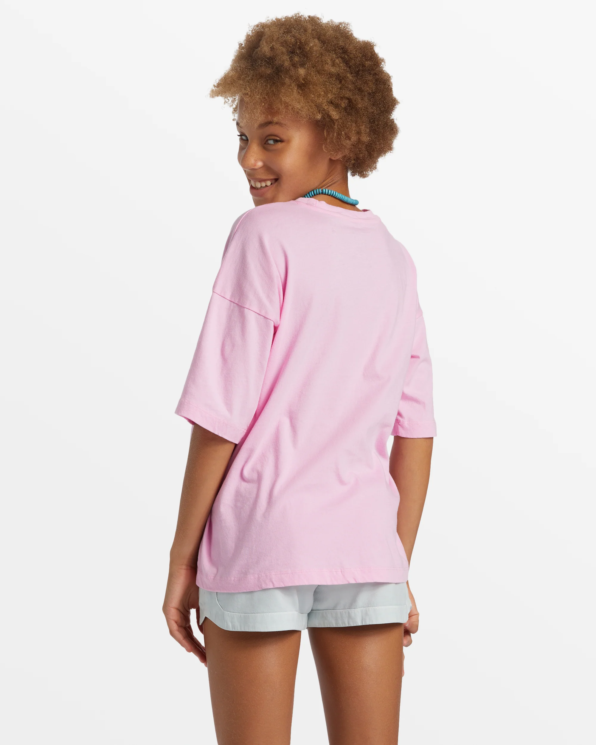 Billabong Girl's Vacation Vibes T-Shirt - Pink Dream -Biliabong Outlet