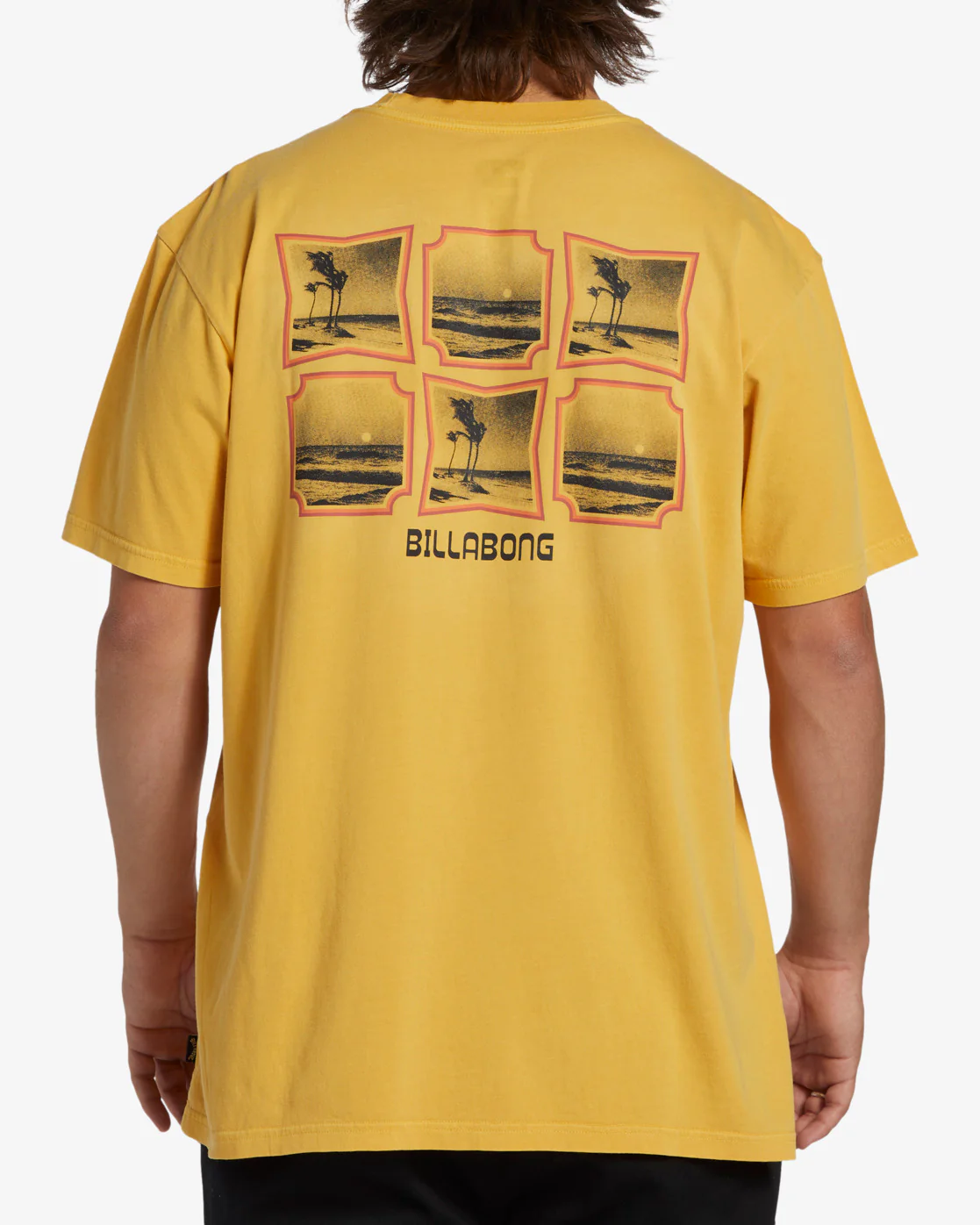 Billabong Reflections Short Sleeve Wave Washed T-Shirt - Citrus -Biliabong Outlet