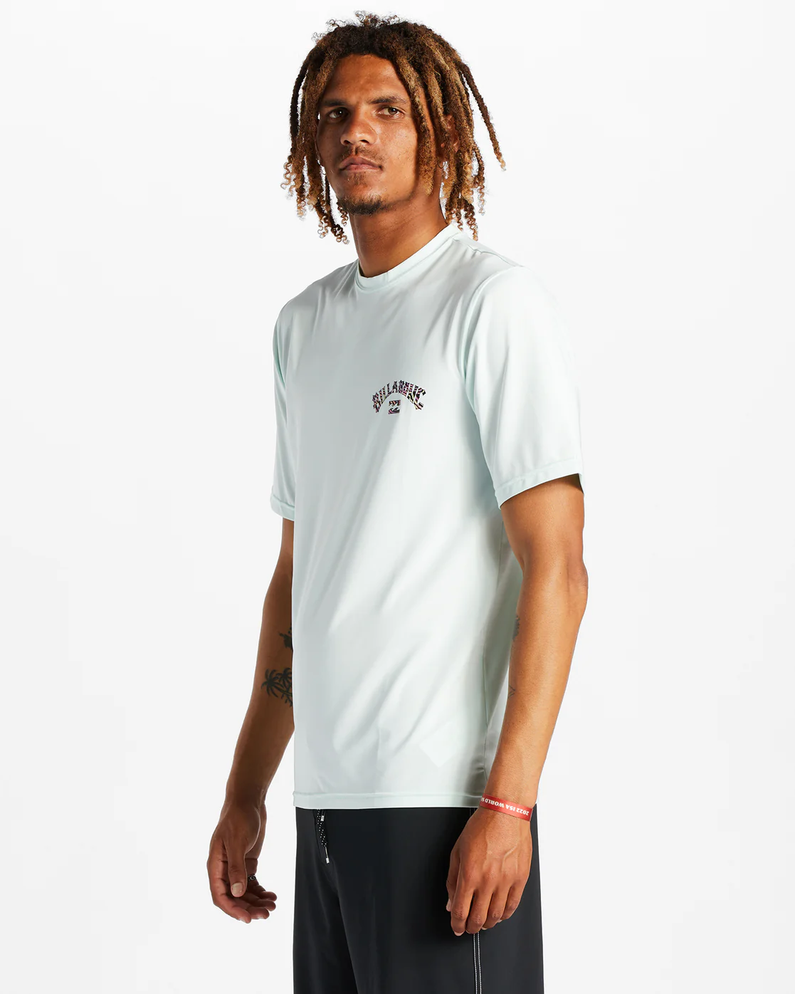 Billabong Arch Fill Short Sleeve UPF 50 Surf T-Shirt - Seaglass -Biliabong Outlet