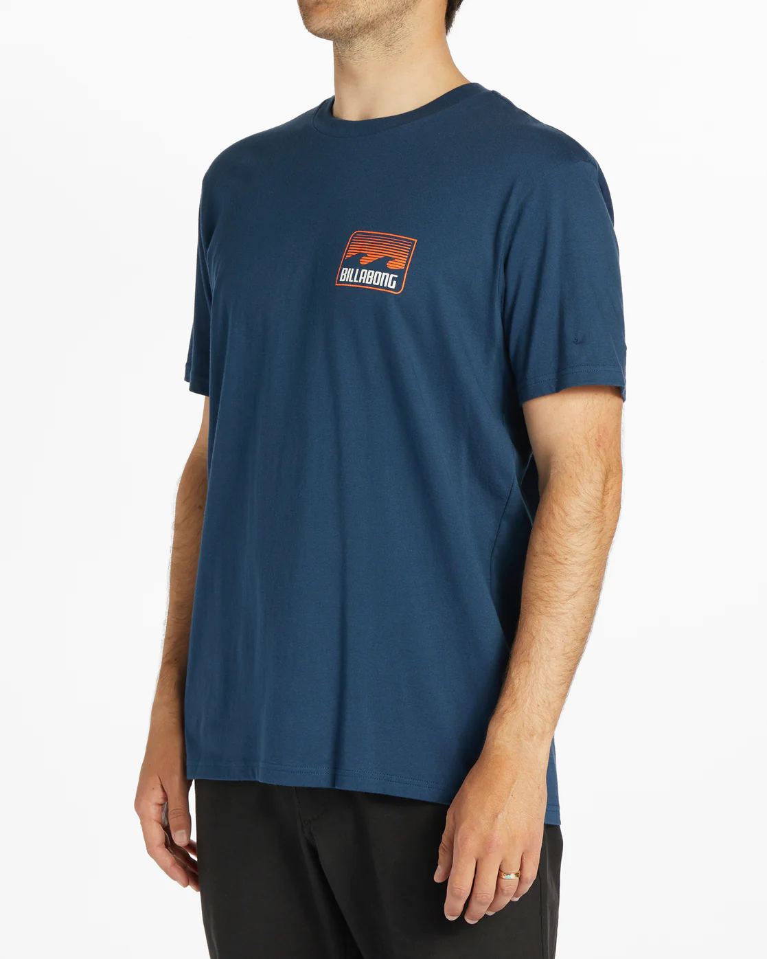 Billabong Walled Short Sleeve T-Shirt - Dark Blue -Biliabong Outlet