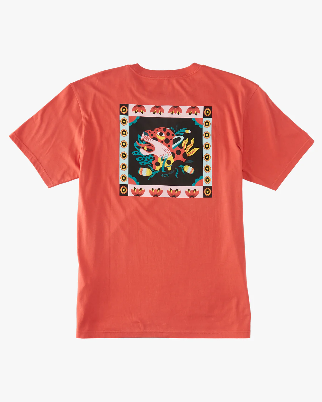 Billabong Jaguar T-Shirt - Coral -Biliabong Outlet