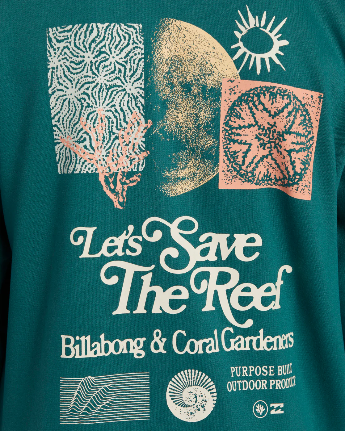 Billabong Restore Pullover Sweatshirt - Evergreen -Biliabong Outlet