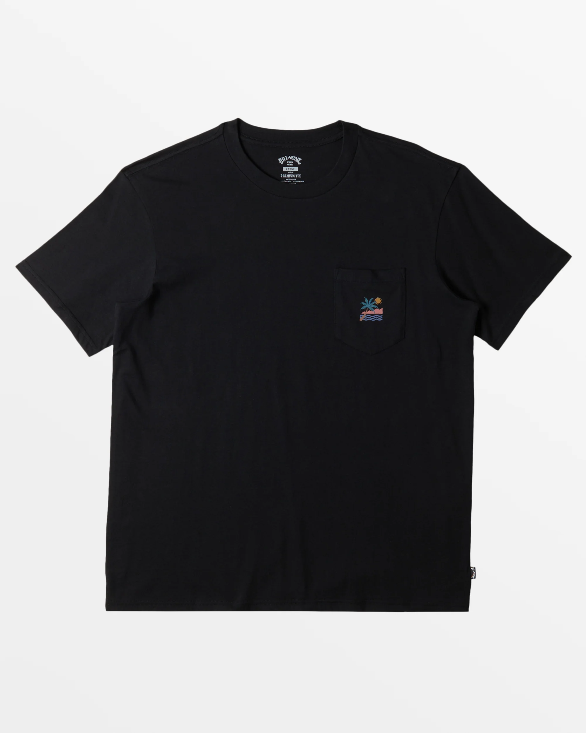 Billabong Troppo Pocket T-Shirt - Black -Biliabong Outlet