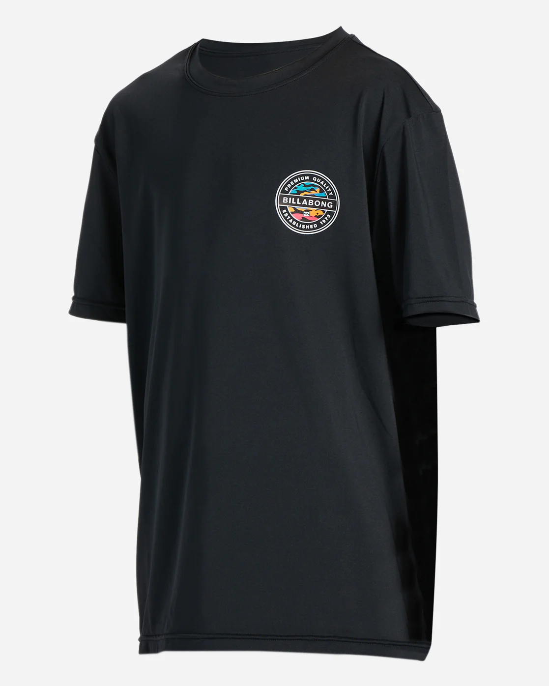 Billabong Boys Rotor Short Sleeve UPF 50 Surf T-Shirt - Black -Biliabong Outlet